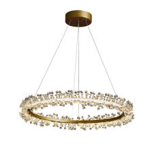 New design customized restaurant hall large gold luxury modern crystal chandelier